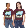 Have You Forgiven Your Ex?  Man on Bench Looking at Waves, Forgiving T-Shirt, Forgiveness, Relationship Healing Top #5005STS