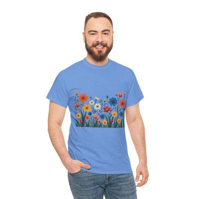 Wildflowers, Graphic T-Shirts for Women, Floral Shirt, Womens Short Sleeve, Ladies Graphic Tees #5112TTS