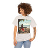 Have You Forgiven Your Ex?  Woman on Bench Looking at Waves, Forgiving T-Shirt, Forgiveness, Relationship Healing Top #5002STS