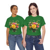 Wildflowers and Pink & Yellow Roses, Graphic T-Shirts for Women, Floral Shirt, Womens Short Sleeve, Ladies Graphic Tees #5143TTS