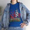 Wildflowers, Graphic T-Shirts for Women, Floral Shirt, Womens Short Sleeve, Ladies Graphic Tees #5122TTS