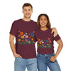 Wildflowers, Graphic T-Shirts for Women, Floral Shirt, Womens Short Sleeve, Ladies Graphic Tees #5112TTS