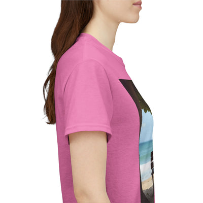 Have You Forgiven Your Ex?Man on Bench Looking at Waves, Forgiving T-Shirt, Forgiveness, Relationship Healing Top #5005STS