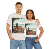 Have You Forgiven Your Ex?  Woman on Bench Looking at Waves, Forgiving T-Shirt, Forgiveness, Relationship Healing Top #5002STS