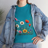 Wildflowers, Graphic T-Shirts for Women, Floral Shirt, Womens Short Sleeve, Ladies Graphic Tees #5109TTS