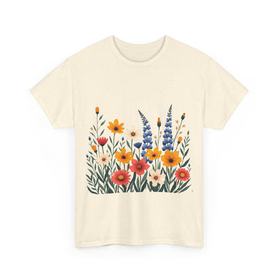 Wildflowers, Graphic T-Shirts for Women, Floral Shirt, Womens Short Sleeve, Ladies Graphic Tees #5111TTS