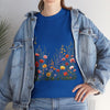Wildflowers, Graphic T-Shirts for Women, Floral Shirt, Womens Short Sleeve, Ladies Graphic Tees #5104TTS