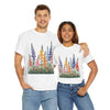 Wildflowers, Graphic T-Shirts for Women, Floral Shirt, Womens Short Sleeve, Ladies Graphic Tees #5120TTS