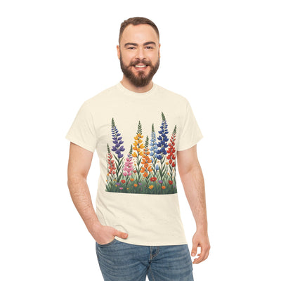 Wildflowers, Graphic T-Shirts for Women, Floral Shirt, Womens Short Sleeve, Ladies Graphic Tees #5120TTS