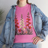 Wildflowers, Graphic T-Shirts for Women, Floral Shirt, Womens Short Sleeve, Ladies Graphic Tees #5123TTS