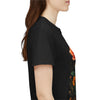 Wildflowers and Orange Roses, Graphic T-Shirts for Women, Floral Shirt, Womens Short Sleeve, Ladies Graphic Tees #5046TTS