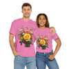 Wildflowers and Pink & Yellow Roses, Graphic T-Shirts for Women, Floral Shirt, Womens Short Sleeve, Ladies Graphic Tees #5143TTS