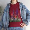 Wildflowers, Graphic T-Shirts for Women, Floral Shirt, Womens Short Sleeve, Ladies Graphic Tees #5125TTS