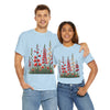 Wildflowers, Graphic T-Shirts for Women, Floral Shirt, Womens Short Sleeve, Ladies Graphic Tees #5122TTS