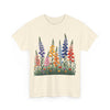 Wildflowers, Graphic T-Shirts for Women, Floral Shirt, Womens Short Sleeve, Ladies Graphic Tees #5120TTS