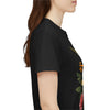 Wildflowers and Pink & Yellow Roses, Graphic T-Shirts for Women, Floral Shirt, Womens Short Sleeve, Ladies Graphic Tees #5149TTS