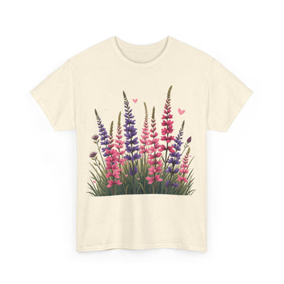 Wildflowers, Graphic T-Shirts for Women, Floral Shirt, Womens Short Sleeve, Ladies Graphic Tees #5119TTS