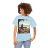 Have You Forgiven Your Ex?  Woman on Bench Looking at Waves, Forgiving T-Shirt, Forgiveness, Relationship Healing Top #5002STS