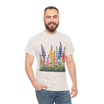 Wildflowers, Graphic T-Shirts for Women, Floral Shirt, Womens Short Sleeve, Ladies Graphic Tees #5120TTS