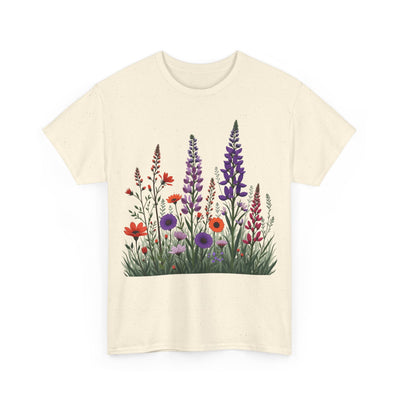 Wildflowers, Graphic T-Shirts for Women, Floral Shirt, Womens Short Sleeve, Ladies Graphic Tees #5125TTS