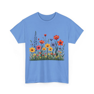 Wildflowers, Graphic T-Shirts for Women, Floral Shirt, Womens Short Sleeve, Ladies Graphic Tees #5117TTS
