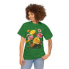 Wildflowers and Pink & Yellow Roses, Graphic T-Shirts for Women, Floral Shirt, Womens Short Sleeve, Ladies Graphic Tees #5148TTS