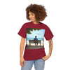 Have You Forgiven Your Ex?  Man on Bench Looking at Waves, Forgiving T-Shirt, Forgiveness, Relationship Healing Top #5005STS
