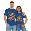 Wildflowers and Pink & Yellow Roses, Graphic T-Shirts for Women, Floral Shirt, Womens Short Sleeve, Ladies Graphic Tees #5140TTS