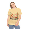 Wildflowers, Graphic T-Shirts for Women, Floral Shirt, Womens Short Sleeve, Ladies Graphic Tees #5102TTS