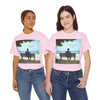 Have You Forgiven Your Ex?  Man on Bench Looking at Waves, Forgiving T-Shirt, Forgiveness, Relationship Healing Top #5005STS