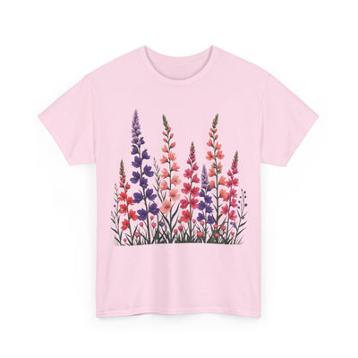 Wildflowers, Graphic T-Shirts for Women, Floral Shirt, Womens Short Sleeve, Ladies Graphic Tees #5118TTS