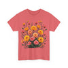 Wildflowers and Pink & Yellow Roses, Graphic T-Shirts for Women, Floral Shirt, Womens Short Sleeve, Ladies Graphic Tees #5140TTS