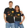 Wildflowers and a Yellow Rose, Graphic T-Shirts for Women, Floral Shirt, Womens Short Sleeve, Ladies Graphic Tees #5010TTS