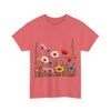 Wildflowers, Graphic T-Shirts for Women, Floral Shirt, Womens Short Sleeve, Ladies Graphic Tees #5109TTS