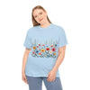Wildflowers, Graphic T-Shirts for Women, Floral Shirt, Womens Short Sleeve, Ladies Graphic Tees #5113TTS