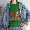 Wildflowers, Graphic T-Shirts for Women, Floral Shirt, Womens Short Sleeve, Ladies Graphic Tees #5122TTS