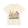 Wildflowers, Graphic T-Shirts for Women, Floral Shirt, Womens Short Sleeve, Ladies Graphic Tees #5115TTS