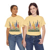 Wildflowers, Graphic T-Shirts for Women, Floral Shirt, Womens Short Sleeve, Ladies Graphic Tees #5120TTS