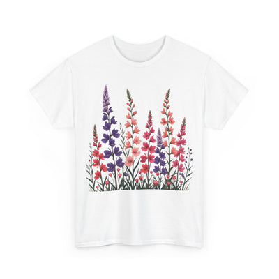 Wildflowers, Graphic T-Shirts for Women, Floral Shirt, Womens Short Sleeve, Ladies Graphic Tees #5118TTS