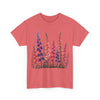 Wildflowers, Graphic T-Shirts for Women, Floral Shirt, Womens Short Sleeve, Ladies Graphic Tees #5118TTS