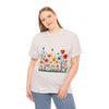 Wildflowers, Graphic T-Shirts for Women, Floral Shirt, Womens Short Sleeve, Ladies Graphic Tees #5115TTS