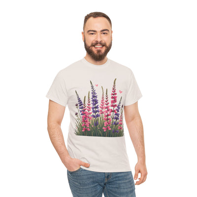 Wildflowers, Graphic T-Shirts for Women, Floral Shirt, Womens Short Sleeve, Ladies Graphic Tees #5119TTS