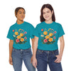 Wildflowers and Pink & Yellow Roses, Graphic T-Shirts for Women, Floral Shirt, Womens Short Sleeve, Ladies Graphic Tees #5137TTS
