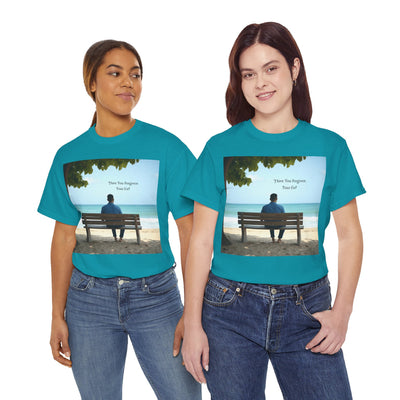 Have You Forgiven Your Ex?Man on Bench Looking at Waves, Forgiving T-Shirt, Forgiveness, Relationship Healing Top #5005STS