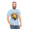 Wildflowers and Pink & Yellow Roses, Graphic T-Shirts for Women, Floral Shirt, Womens Short Sleeve, Ladies Graphic Tees #5143TTS