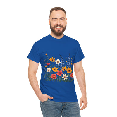 Wildflowers, Graphic T-Shirts for Women, Floral Shirt, Womens Short Sleeve, Ladies Graphic Tees #5111TTS