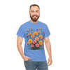 Wildflowers and Pink & Yellow Roses, Graphic T-Shirts for Women, Floral Shirt, Womens Short Sleeve, Ladies Graphic Tees #5140TTS