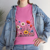 Wildflowers, Graphic T-Shirts for Women, Floral Shirt, Womens Short Sleeve, Ladies Graphic Tees #5109TTS