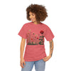 Wildflowers and a Red Rose, Graphic T-Shirts for Women, Floral Shirt, Womens Short Sleeve, Ladies Graphic Tees #5008TTS