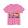 Wildflowers, Graphic T-Shirts for Women, Floral Shirt, Womens Short Sleeve, Ladies Graphic Tees #5114TTS